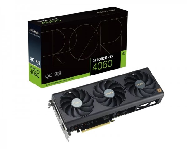 ASUS nVidia GeForce GTX 4060 8GB 128bit  PROART-RTX4060-O8G